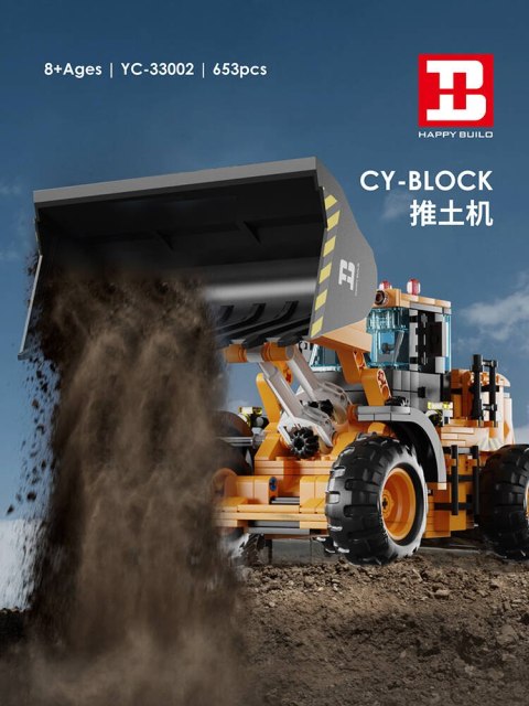 Zestaw Klocków Buldożer 653el. Zestaw Klocków Buldożer 653el.