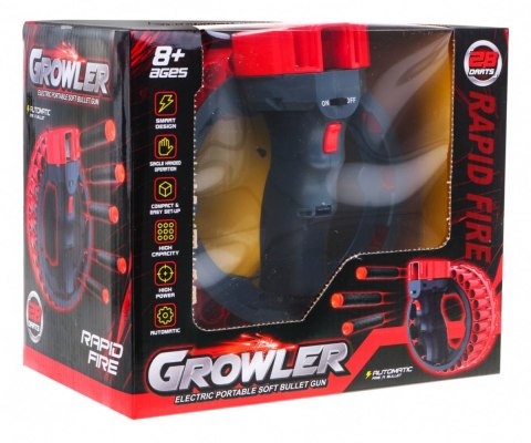 Growler Pistolet Nowoczesny wygląd 28 przyssawek Strzałek z pianki EVA Growler Pistolet Nowoczesny wygląd 28 przyssawek Strzałek z pianki EVA