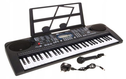 Keyboard dla dzieci 5+ Mikrofon Stojak na nuty USB MP3 Taktomierz 6159 Keyboard dla dzieci 5+ Mikrofon Stojak na nuty USB MP3 Taktomierz 6159