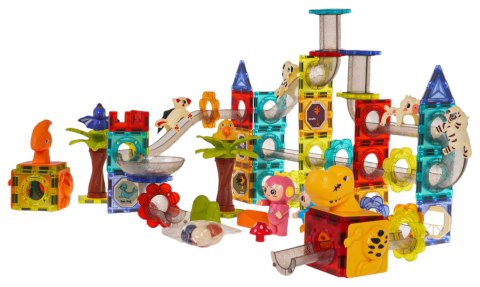 Klocki Magnetyczne Kulka ZOO Zestaw 153el. Klocki Magnetyczne Kulka ZOO Zestaw 153el.