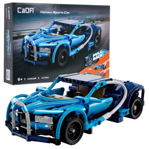 Klocki techniczne CaDA 377 el. Auto sportowe Honour z napędem Pull-back Klocki techniczne CaDA 377 el. Auto sportowe Honour z napędem Pull-back