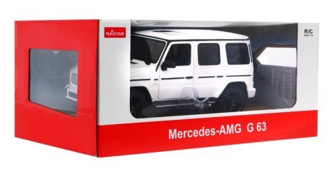 Mercedes-AMG G63 biały RASTAR 1:14 Zdalnie sterowane auto + pilot 2,4 GHz