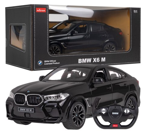BMW X6 M czarny RASTAR model 1:14 Zdalnie sterowane auto + Pilot 2,4 GHz BMW X6 M czarny RASTAR model 1:14 Zdalnie sterowane auto + Pilot 2,4 GHz