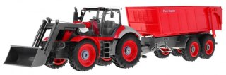 Traktor z koparką i przyczepą dla dzieci 3+ Zdalnie sterowany