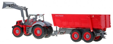 Traktor z koparką i przyczepą dla dzieci 3+ Zdalnie sterowany