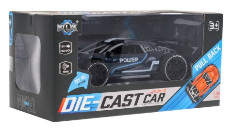 Autko POWER Metalowa Karoseria Gumowe Koła Napęd Pull Back Dźwięki Autko POWER Metalowa Karoseria Gumowe Koła Napęd Pull Back Dźwięki