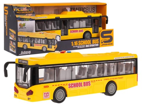 Autobus Żółty Z Funkcją Świateł i Dźwięku Autobus Żółty Z Funkcją Świateł i Dźwięku