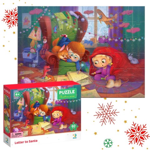PUZZLE LIST DO ŚWIĘTEGO MIKOŁAJA 60 ELEMENTÓW KOLOROWA UKŁADANKA DLA DZIECI PUZZLE LIST DO ŚWIĘTEGO MIKOŁAJA 60 ELEMENTÓW KOLOROWA UKŁADANKA DLA DZIECI