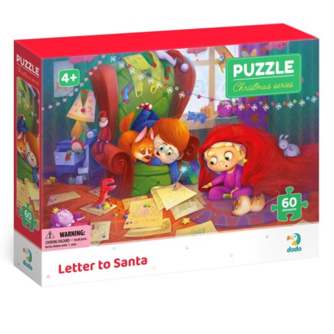 PUZZLE LIST DO ŚWIĘTEGO MIKOŁAJA 60 ELEMENTÓW KOLOROWA UKŁADANKA DLA DZIECI PUZZLE LIST DO ŚWIĘTEGO MIKOŁAJA 60 ELEMENTÓW KOLOROWA UKŁADANKA DLA DZIECI