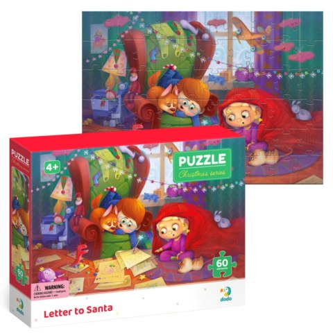 PUZZLE LIST DO ŚWIĘTEGO MIKOŁAJA 60 ELEMENTÓW KOLOROWA UKŁADANKA DLA DZIECI PUZZLE LIST DO ŚWIĘTEGO MIKOŁAJA 60 ELEMENTÓW KOLOROWA UKŁADANKA DLA DZIECI