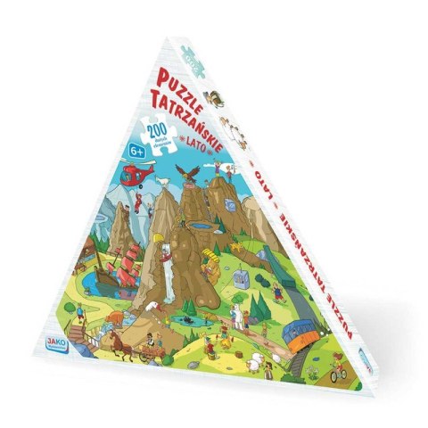 Puzzle 200 elementów. Puzzle tatrzańskie - lato Puzzle 200 elementów. Puzzle tatrzańskie - lato