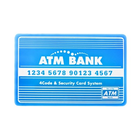 Bankomat skarbonka dla dzieci niebieski Interaktywne Karta bankomatowa Bankomat skarbonka dla dzieci niebieski Interaktywne Karta bankomatowa