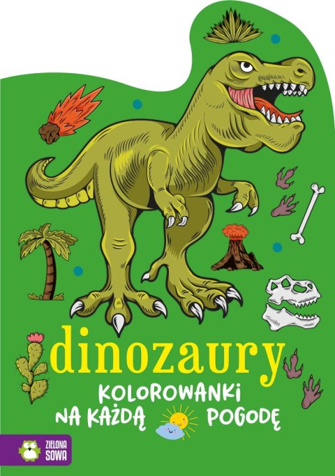 Kolorowanki na każdą pogodę. Dinozaury Kolorowanki na każdą pogodę. Dinozaury