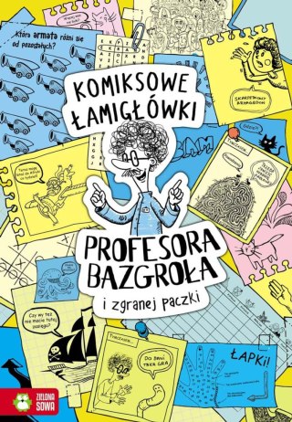 Komiksowe łamigłówki Profesora Bazgroła i zgranej paczki