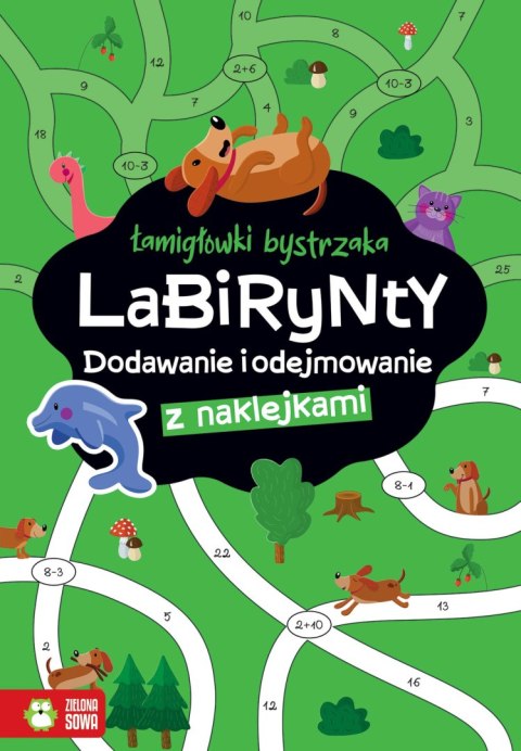 Łamigłówki bystrzaka. Labirynty. Dodawanie i odejmowanie Łamigłówki bystrzaka. Labirynty. Dodawanie i odejmowanie