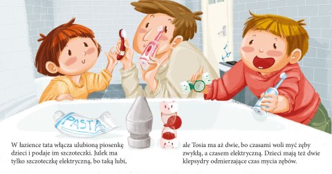 Tosia i Julek myją zęby. (Nie) tacy sami Tosia i Julek myją zęby. (Nie) tacy sami