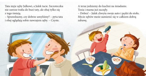 Tosia i Julek myją zęby. (Nie) tacy sami Tosia i Julek myją zęby. (Nie) tacy sami