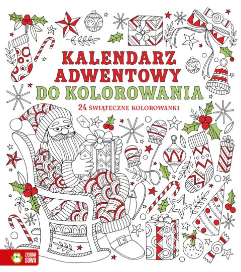 Kalendarz adwentowy do kolorowania Kalendarz adwentowy do kolorowania