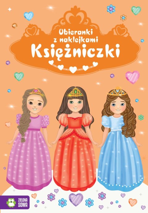 Ubieranki z naklejkami. Księżniczki Ubieranki z naklejkami. Księżniczki