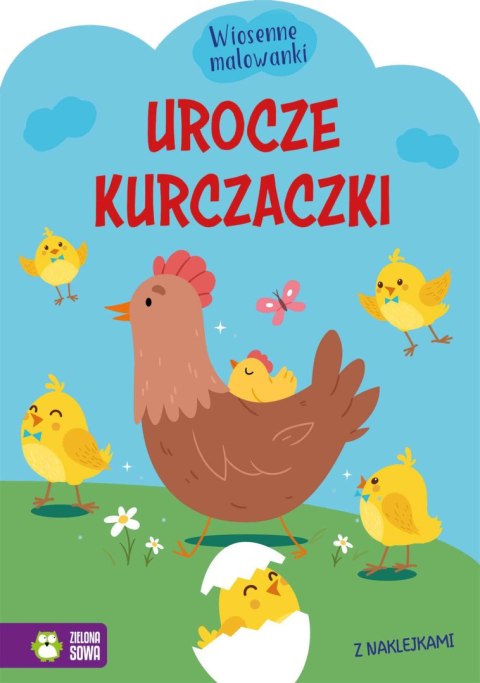 Wiosenne malowanki. Urocze kurczaczki Wiosenne malowanki. Urocze kurczaczki