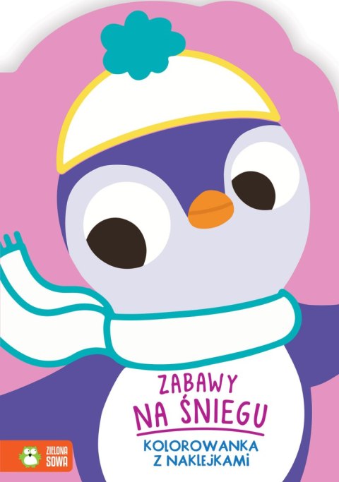 Zimowe kolorowanie. Zabawy na śniegu Zimowe kolorowanie. Zabawy na śniegu