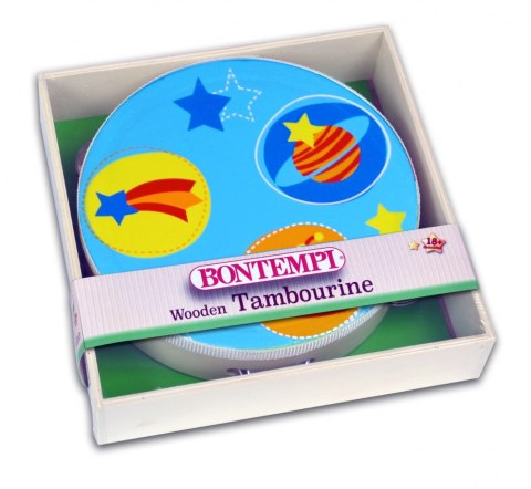 BONTEMPI PLAY TAMBURYN Z 6 CYMBAŁKAMI 18 CM BONTEMPI PLAY TAMBURYN Z 6 CYMBAŁKAMI 18 CM