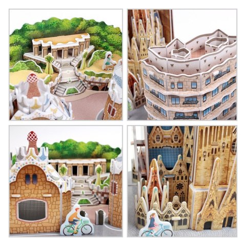 CUBIC FUN PUZZLE 3D CITY LINE BARCELONA- MC256H