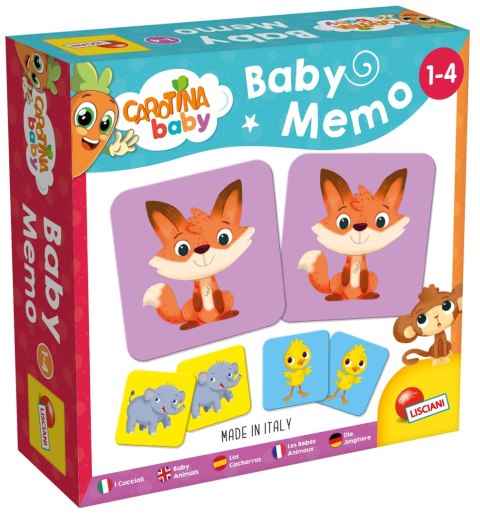 LISCIANI CAROTINA BABY GRA PAMIĘCIOWA ZWIERZĘTA LISCIANI CAROTINA BABY GRA PAMIĘCIOWA ZWIERZĘTA