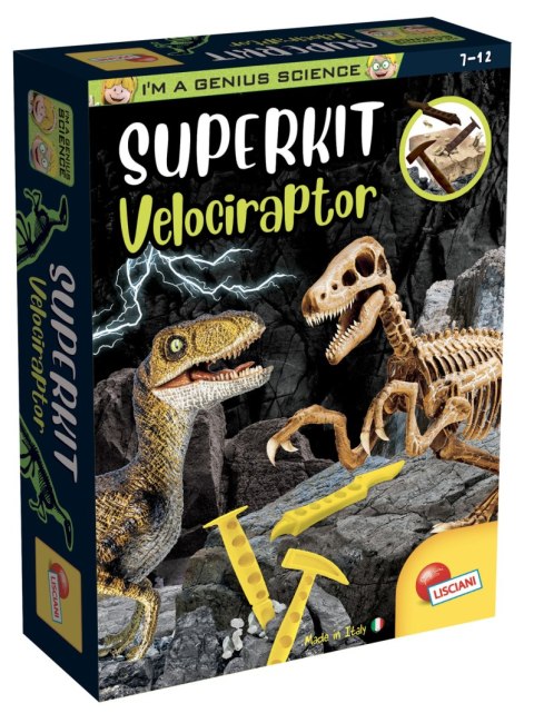 LISCIANI I"M A GENIUS SUPER KIT VELOCIRAPTOR LISCIANI I"M A GENIUS SUPER KIT VELOCIRAPTOR