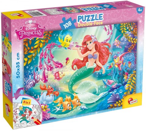 LISCIANI PUZZLE DWUSTRONNE 108 EL MAŁA SYRENKA LISCIANI PUZZLE DWUSTRONNE 108 EL MAŁA SYRENKA
