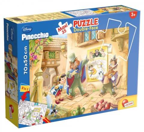 LISCIANI PUZZLE DWUSTRONNE MAXI 35 EL.PINOKIO LISCIANI PUZZLE DWUSTRONNE MAXI 35 EL.PINOKIO