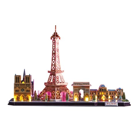 CUBIC FUN PUZZLE 3D CITY LINE LED PARYŻ - L525H CUBIC FUN PUZZLE 3D CITY LINE LED PARYŻ - L525H