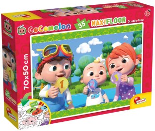 COCOMELON DWUSTRONNE PUZLLE PODŁOGOWE 35 EL. DZIELENIE SIĘ JEST SUPER
