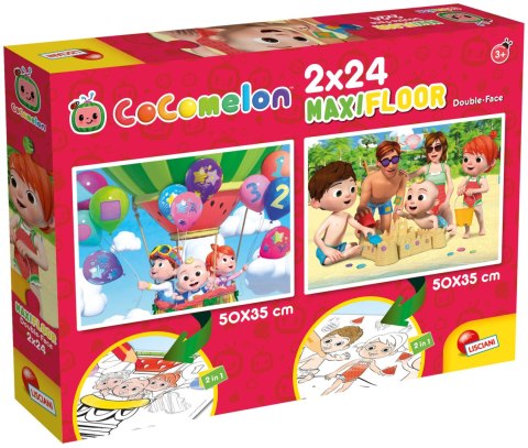 LISCIANI COCOMELON DWUSTRONNE PUZZLE PODŁOGOWE 2X24 EL.BĄDŹ UPRZEJMY DLA WSZYSTKICH LISCIANI COCOMELON DWUSTRONNE PUZZLE PODŁOGOWE 2X24 EL.BĄDŹ UPRZEJMY DLA WSZYSTKICH