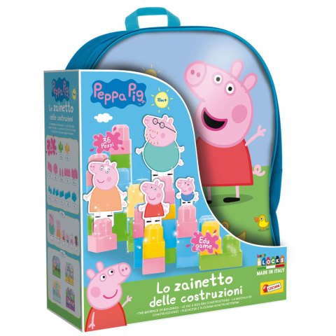 LISCIANI PEPPA PIG PLECAK Z KLOCKAMI KONSTRUKCYJNYMI LISCIANI PEPPA PIG PLECAK Z KLOCKAMI KONSTRUKCYJNYMI