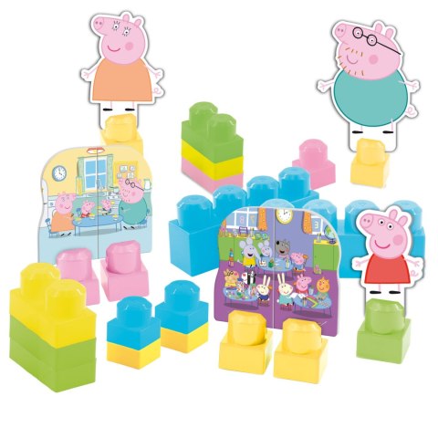 LISCIANI PEPPA PIG PLECAK Z KLOCKAMI KONSTRUKCYJNYMI LISCIANI PEPPA PIG PLECAK Z KLOCKAMI KONSTRUKCYJNYMI