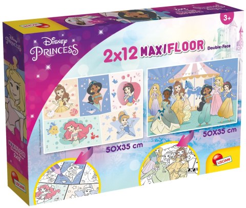 LISCIANI PUZZLE SUPERMAXI 2 x 12 EL. PRINCESS LISCIANI PUZZLE SUPERMAXI 2 x 12 EL. PRINCESS
