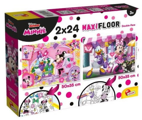 LISCIANI PUZZLE SUPERMAXI 2 X 24 EL. MINNIE LISCIANI PUZZLE SUPERMAXI 2 X 24 EL. MINNIE