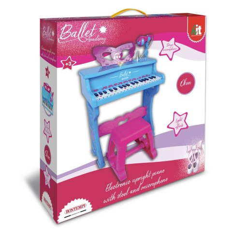 BONTEMPI ELEKTRONICZNE PIANINO ZE STOŁKIEM I MIKROFONEM BONTEMPI ELEKTRONICZNE PIANINO ZE STOŁKIEM I MIKROFONEM