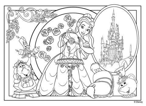 LISCIANI DISNEY PUZZLE DWUSTRONNE MAXI PODŁOGOWE 108 EL.