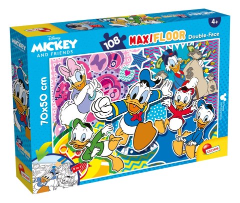 LISCIANI DISNEY PUZZLE DWUSTRONNE MAXI PODŁOGOWE KACZOR DONALD 108 EL. LISCIANI DISNEY PUZZLE DWUSTRONNE MAXI PODŁOGOWE KACZOR DONALD 108 EL.