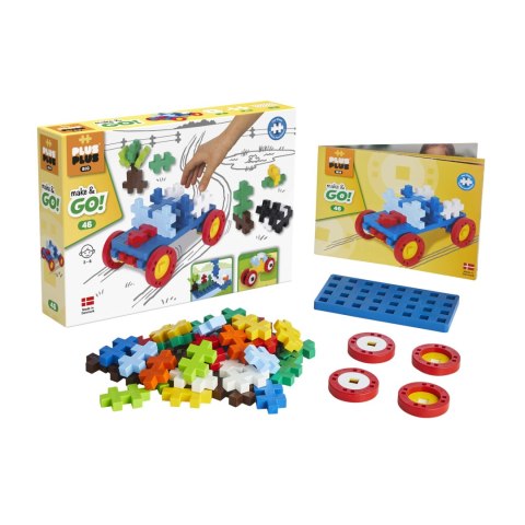 PLUS-PLUS BIG MAKE & GO! - 45 ELEMENTÓW PLUS-PLUS BIG MAKE & GO! - 45 ELEMENTÓW