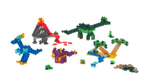 PLUS-PLUS NAUCZ SIĘ BUDOWAĆ DINOZAURY - 500 ELEMENTÓW
