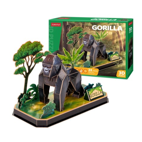 CUBIC FUN PUZZLE 3D ZWIERZĘTA GORYL CUBIC FUN PUZZLE 3D ZWIERZĘTA GORYL