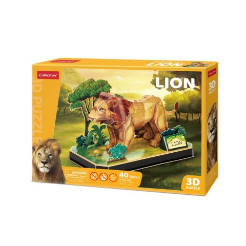 CUBIC FUN PUZZLE 3D ZWIERZĘTA LEW CUBIC FUN PUZZLE 3D ZWIERZĘTA LEW