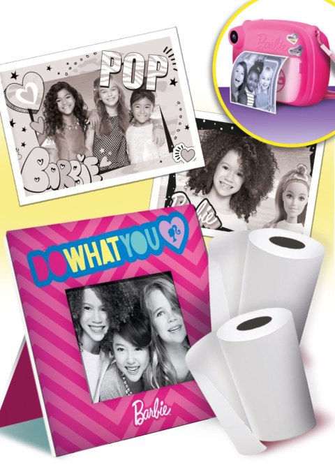 LISCIANI BARBIE PRINT CAM 2 ROLKI DO ZDJĘĆ LISCIANI BARBIE PRINT CAM 2 ROLKI DO ZDJĘĆ