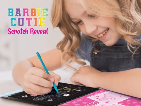 LISCIANI BARBIE SKETCH BOOK CUTIE SCRATCH REVEAL LISCIANI BARBIE SKETCH BOOK CUTIE SCRATCH REVEAL