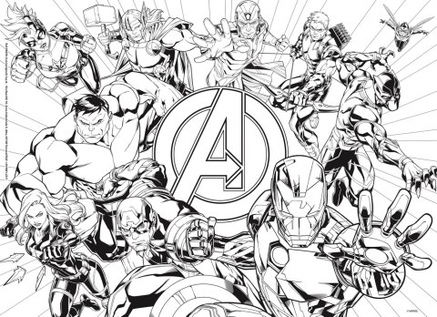 LISCIANI MARVEL PUZZLE DF M-PLUS 60 AVENGERS LISCIANI MARVEL PUZZLE DF M-PLUS 60 AVENGERS