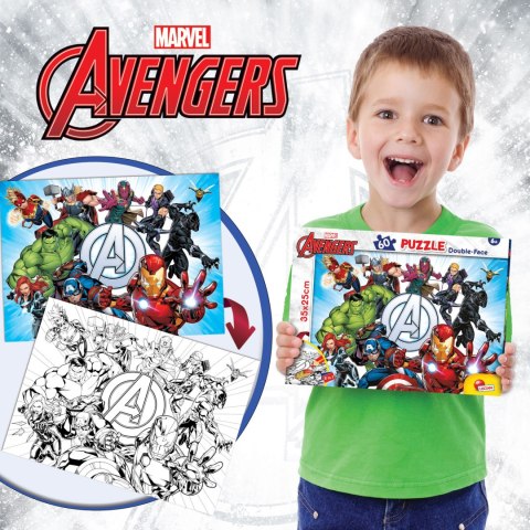 LISCIANI MARVEL PUZZLE DF M-PLUS 60 AVENGERS LISCIANI MARVEL PUZZLE DF M-PLUS 60 AVENGERS