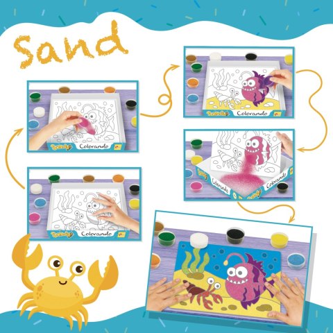 LISCIANI SANDY COLORANDO! KOLOROWANIE PIASKIEM LISCIANI SANDY COLORANDO! KOLOROWANIE PIASKIEM